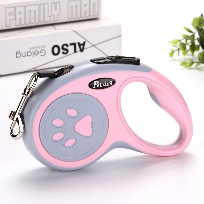 " Nylon Retractable Dog Leash – Durable, Automatic, Perfect for Small Dogs & Puppies!" - Image 2