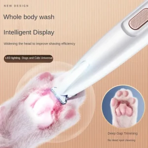 New Dogs & cats Paw Trimmer with LED Light – Groom Like a Pro!